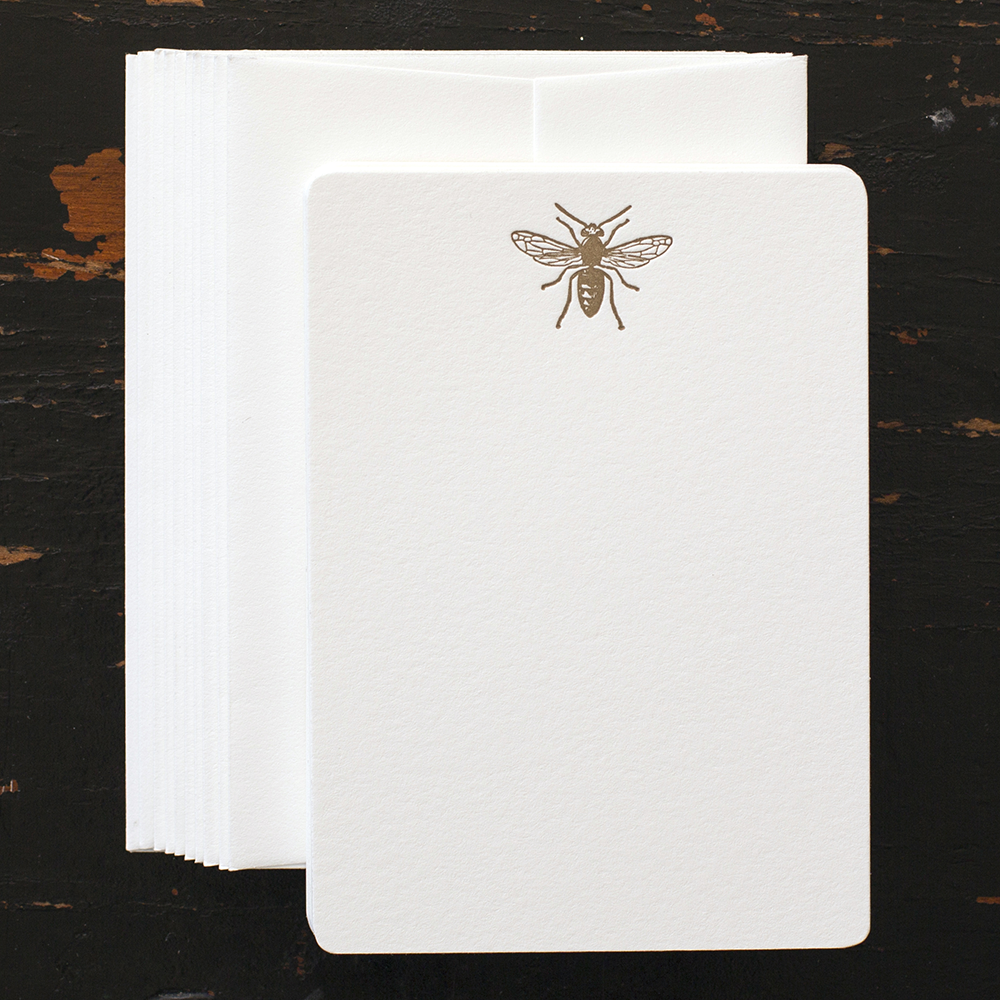 Bee Small Notes - Box of 10