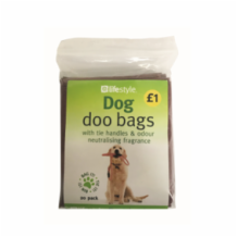 Lifestyle Dog Doo Bags Tie Handle 5x20's