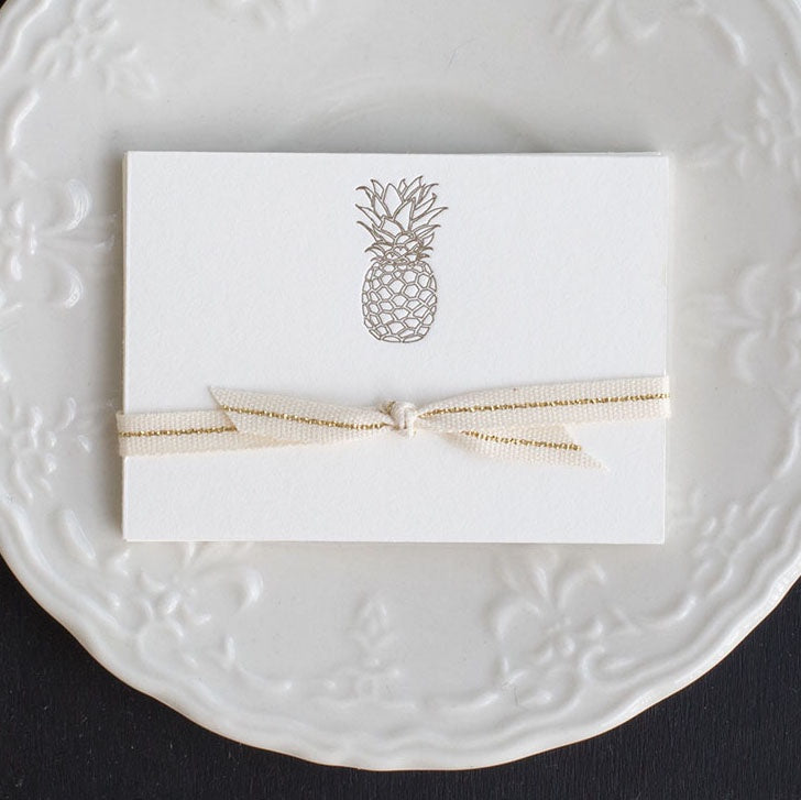 Pineapple Petite Cards - Pack of 10