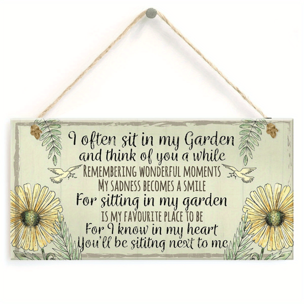 Beautiful Summer House Sign for Your Garden Shed, Friend, or Loved One - Perfect for Home Decor!