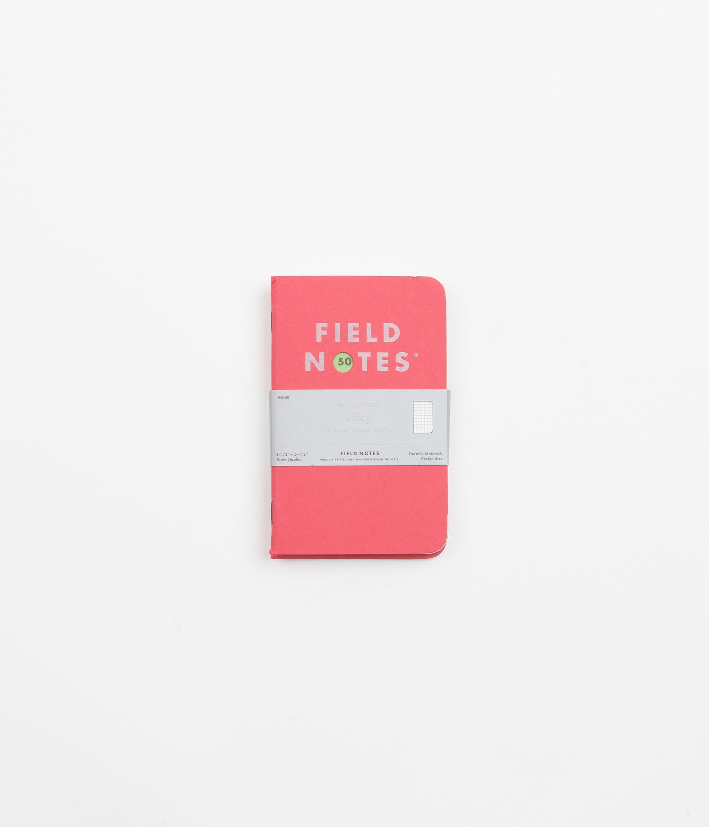 Field Notes Fifty Memo Books (3 Pack) - Graph Paper