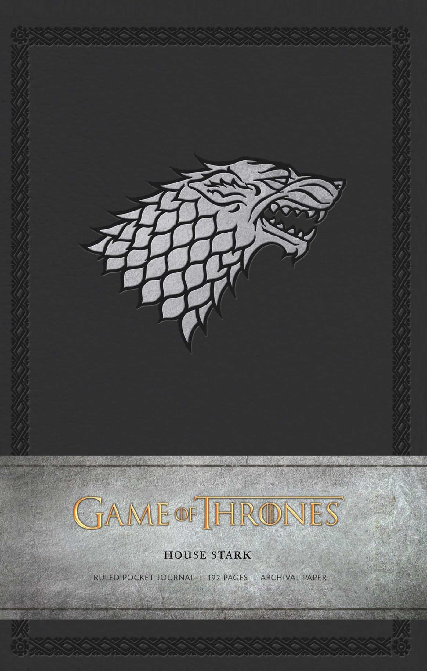 House Stark Game of Thrones 3.5" Pocket Journal