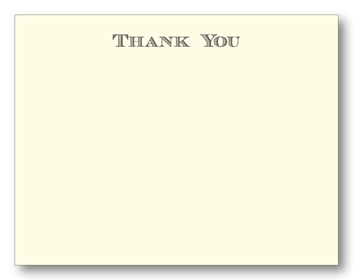 {Maison de Papier} Thank You Block Notecards :: Set of 8