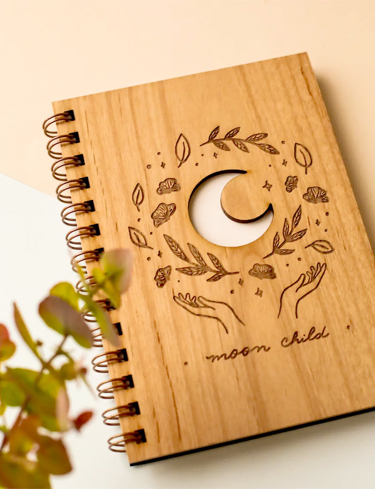 Moon Child Wood Journal