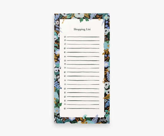 {Rifle Paper Co.} Market List Notepad :: Garden Party Blue