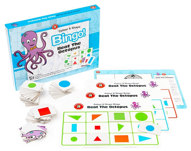 Edvantage - Beat the Octopus Bingo (Colour & Shape)