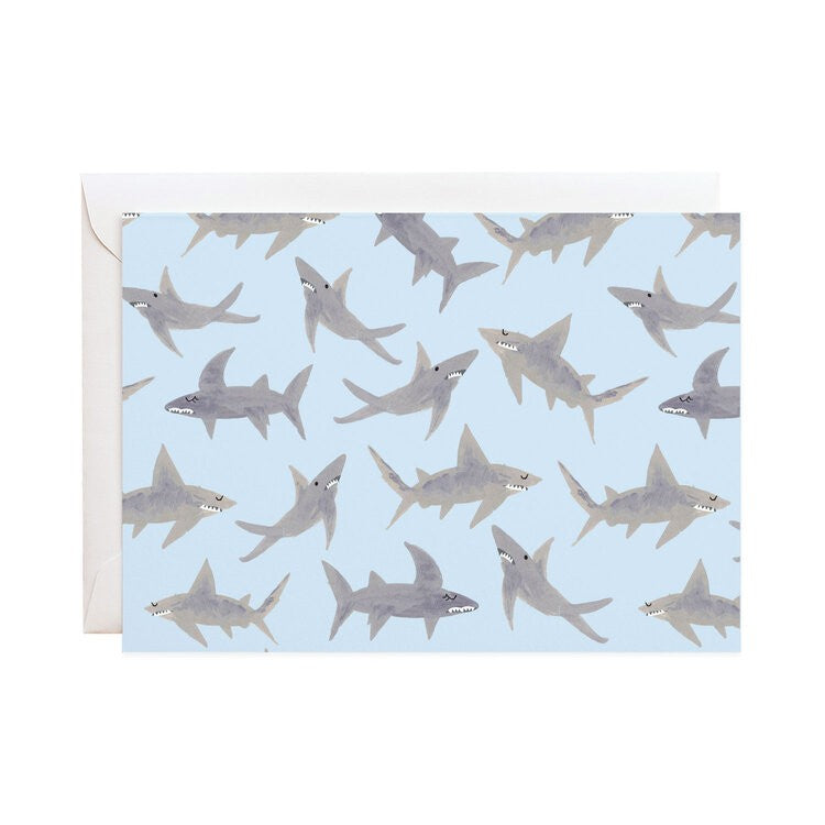 {Mr. Boddington's Studio} Boxed Notecards :: A School of Sharks :: Set of 6