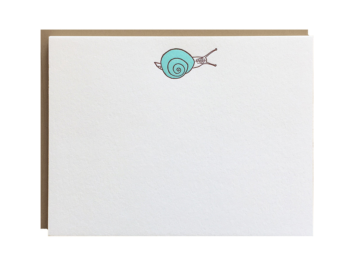 Snail Mail Flat Stationery