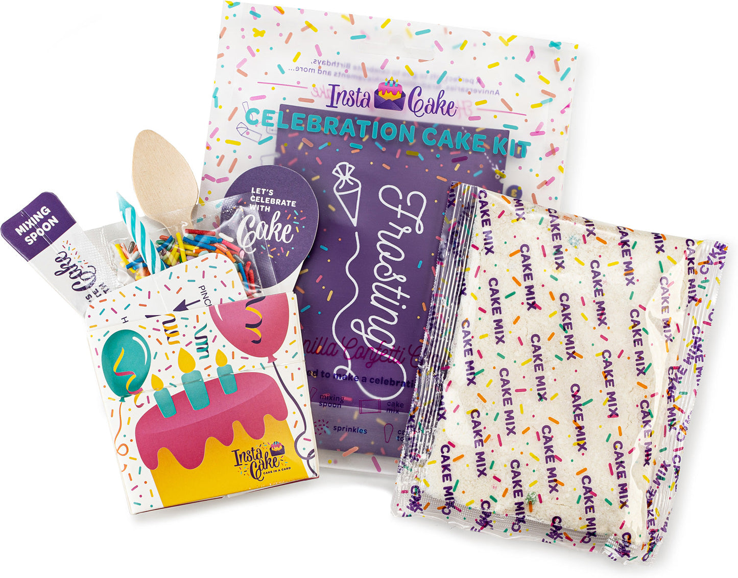 Celebration Vanilla Confetti Cake Kit