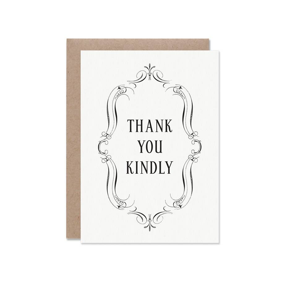 {Missive} Boxed Notecards :: Thank You Kindly :: Set of 6