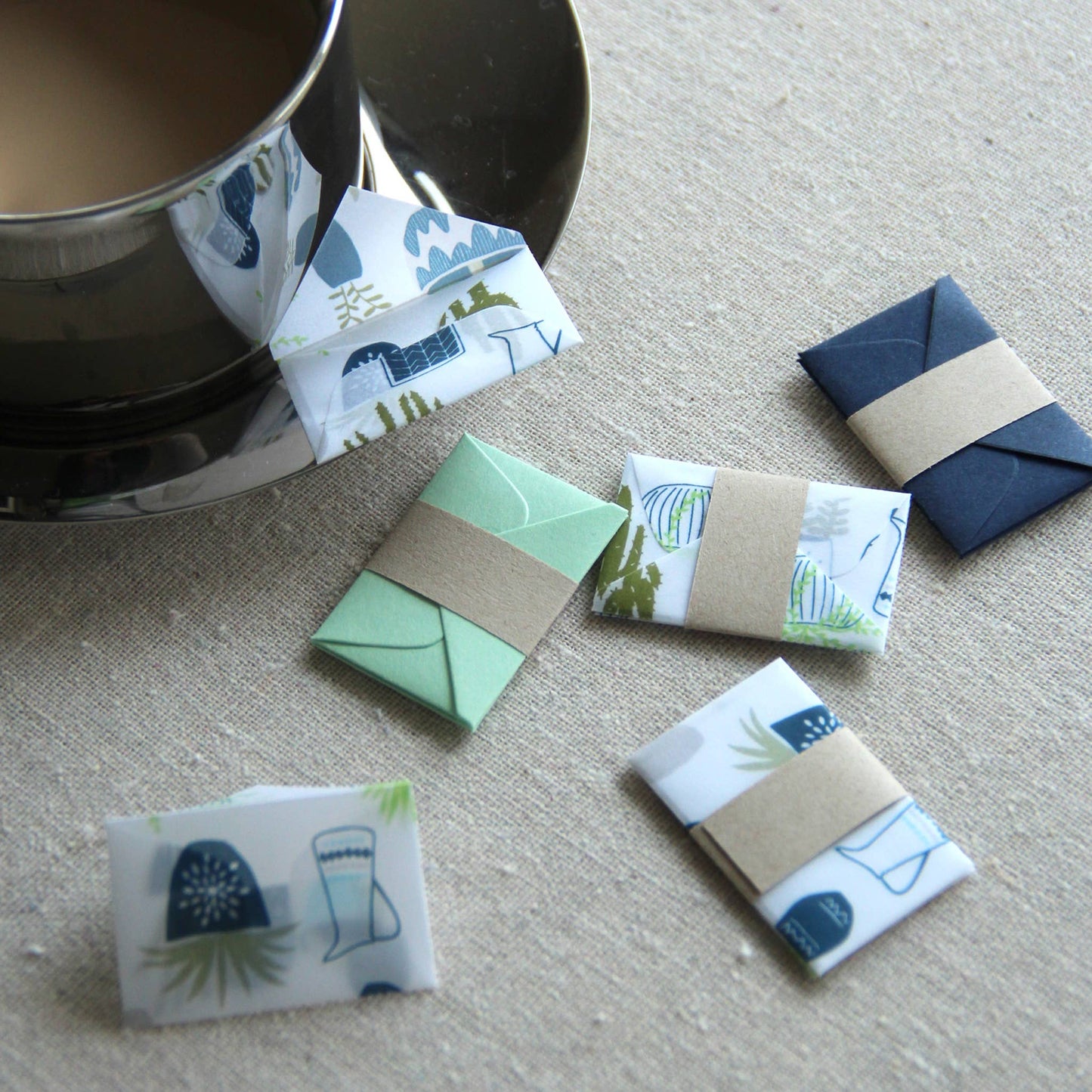 {Lemon Drop Papers} Tiny Loves Notes :: Set of 12 :: Urban Jungle