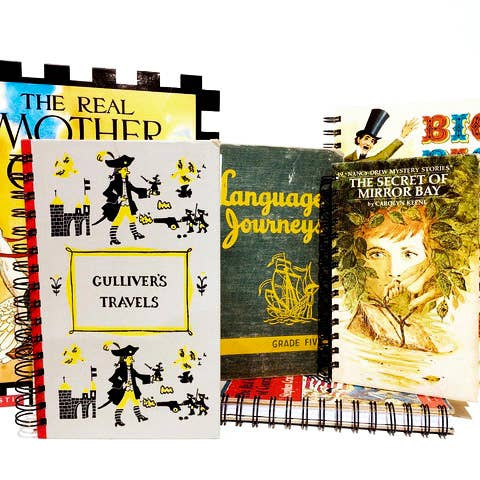 {Attic Journals} Upcycled Vintage Book Journal