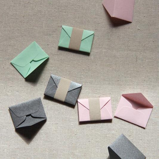 {Lemon Drop Papers} Tiny Loves Notes :: Set of 12 :: April Showers