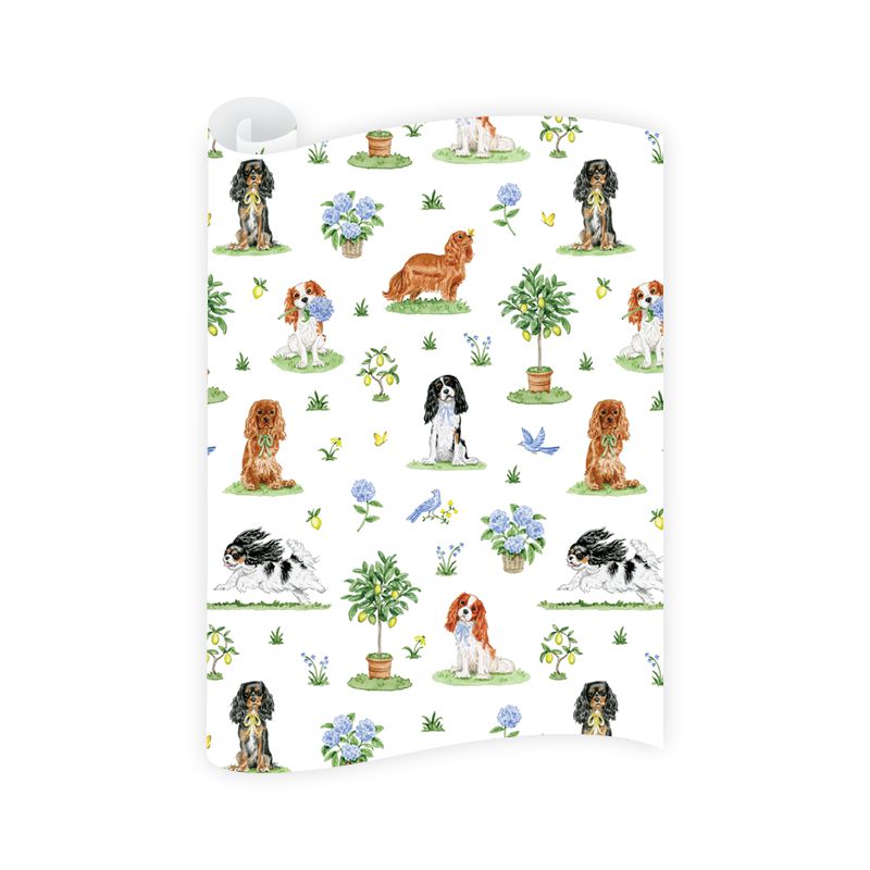 Cavalier Garden Wrapping Paper Roll