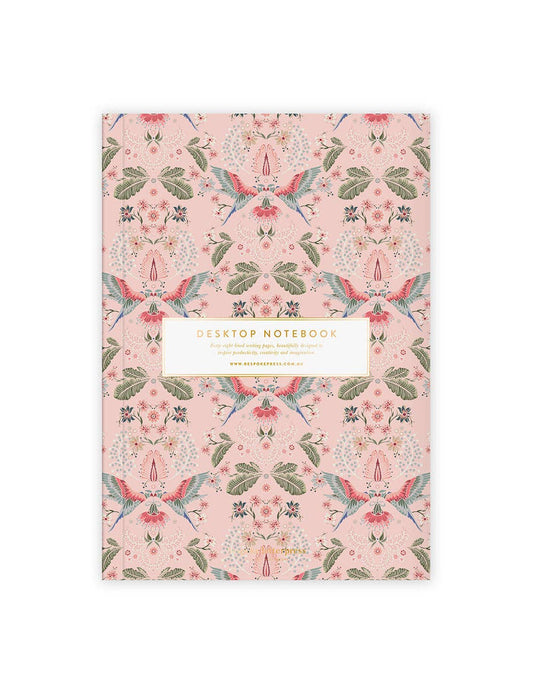 {Bespoke Letterpress} Desktop Notebook :: Lorikeets