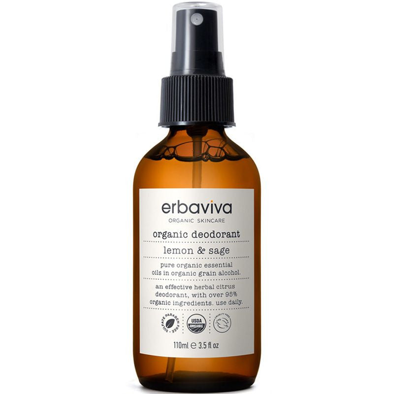 Erbaviva Lemon & Sage Organic Deodorant (3.5 oz)