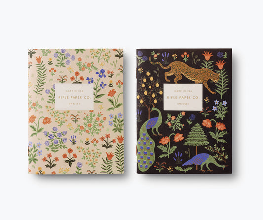 Menagerie Pocket Notebooks - set of 2