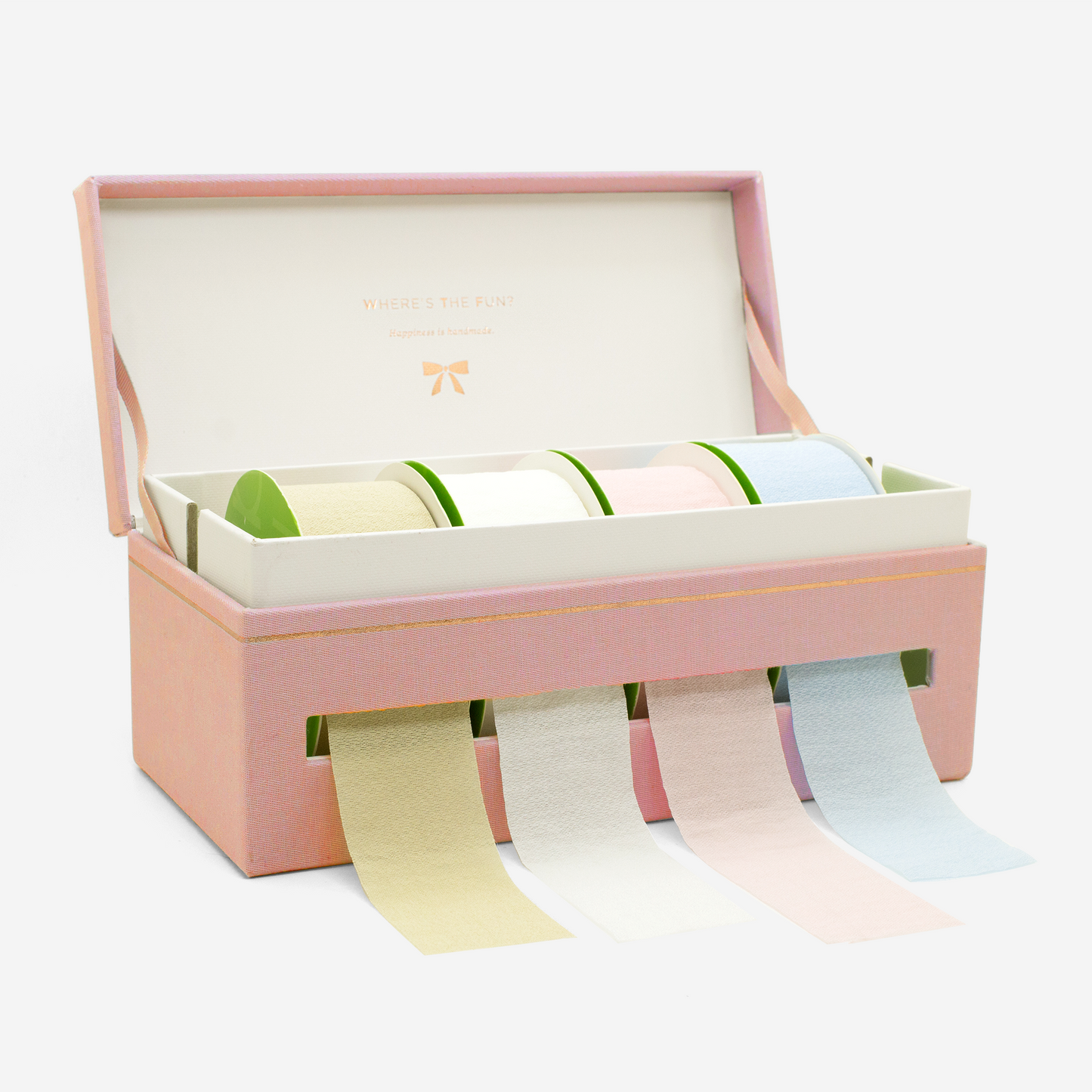 {Hadron Epoch Design Studio} SMTWTFS Ribbon Box :: Coral Pink