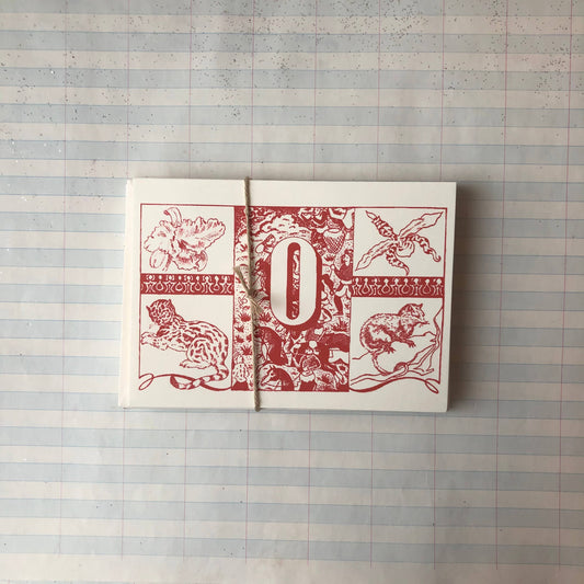 {Parcel} Spanish Monogram Notecards :: O