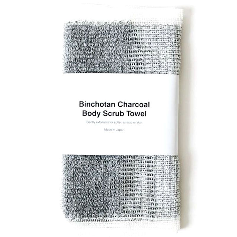 Morihata Binchotan Body Scrub Towel 9" x 40" (1 pc)