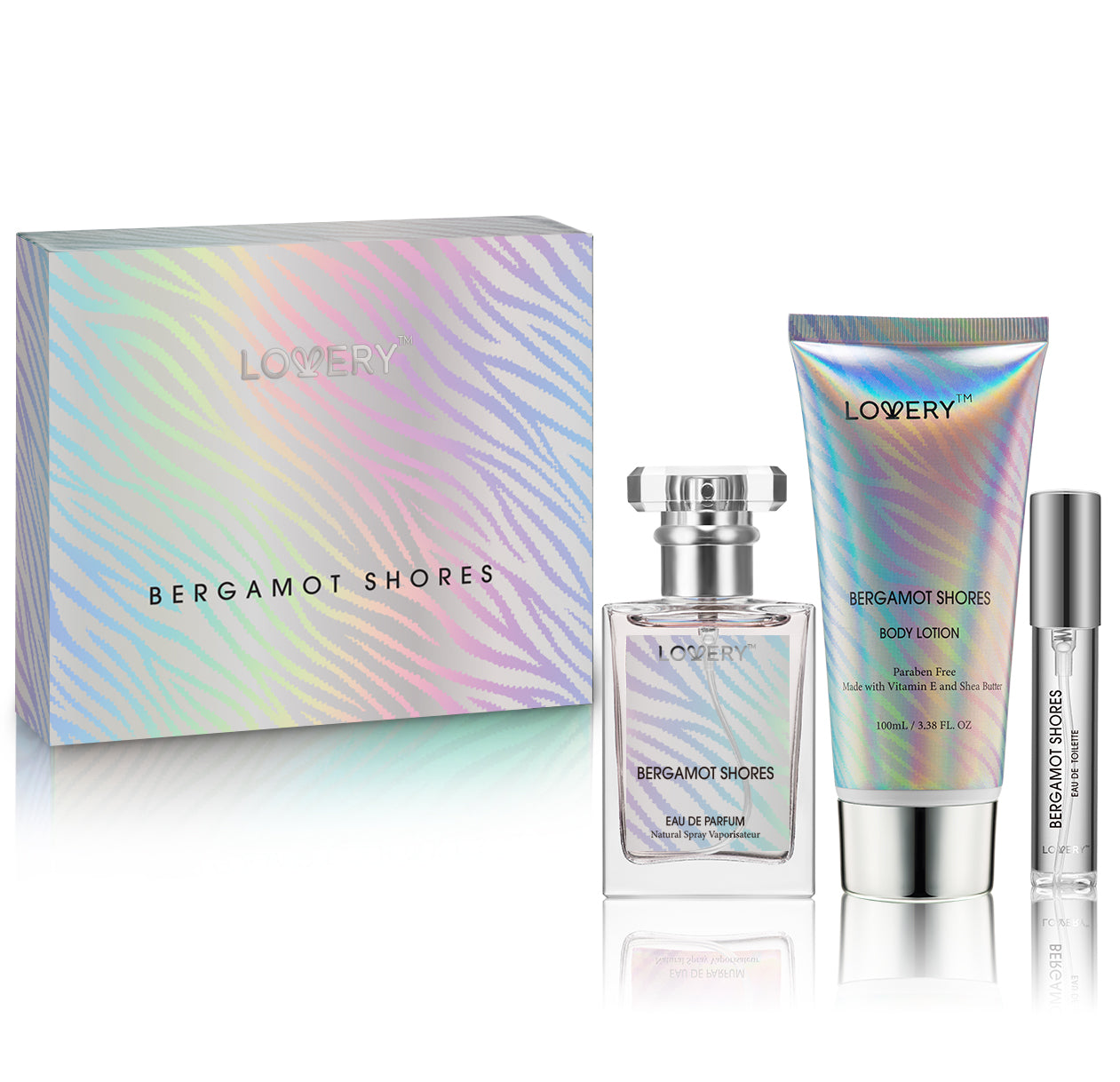 Bergamot Shores Spa Kit -3pc Self Care Bath and Body Care