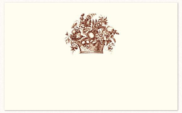 Floral Basket Place Cards