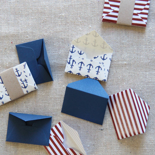 {Lemon Drop Papers} Tiny Loves Notes :: Set of 12 :: Sail Away