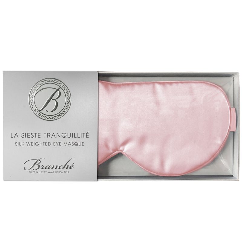 Branche La Sieste Tranquillite Silk Weighted Eye Masque - Blush