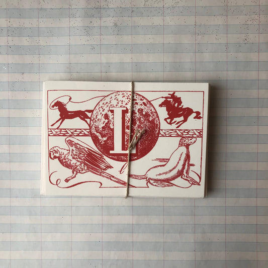 {Parcel} Spanish Monogram Notecards :: L