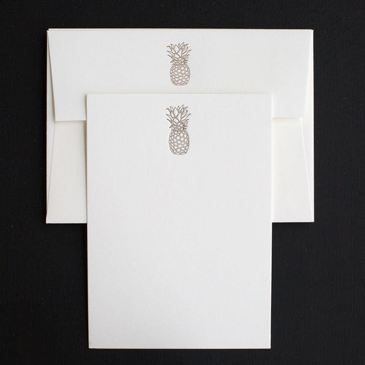 Luxe Pineapple Note Card Set