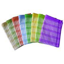 Ramon Colour Check Tea Towels  10x10's