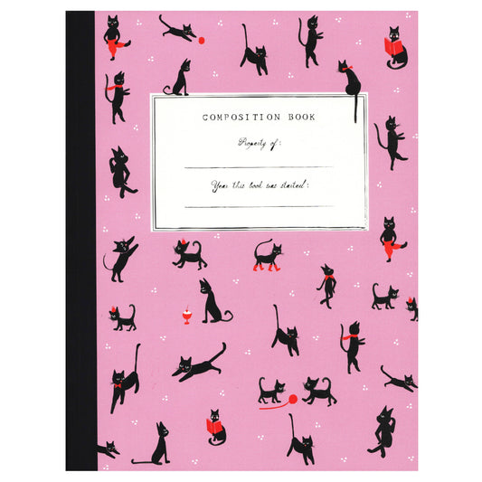 {Mr. Boddington's Studio} Composition Book :: Cat Club :: Deep Pink