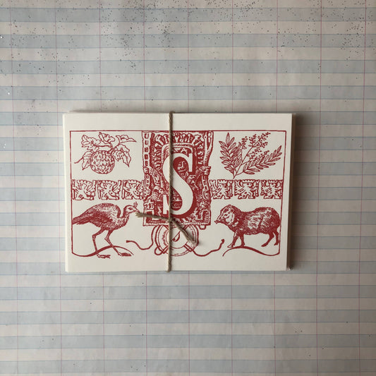 {Parcel} Spanish Monogram Notecards :: S