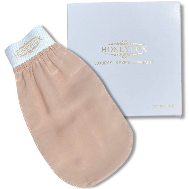 HoneyLux Turkish Silk Exfoliating Mitt - Body & Face (1 pc)