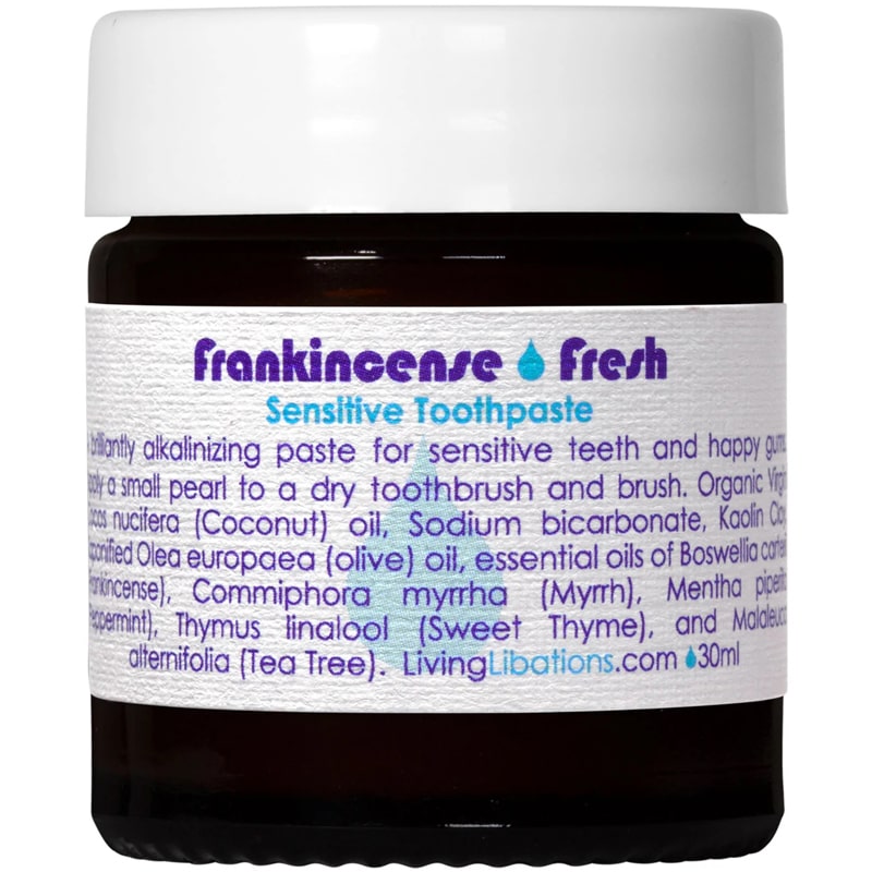 Living Libations Frankincense Fresh Sensitive Toothpaste (30 ml)