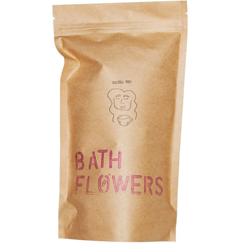 Masha Tea Bath Flowers shown in bag