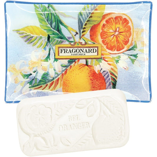 Bel Oranger Soap and Dish Set