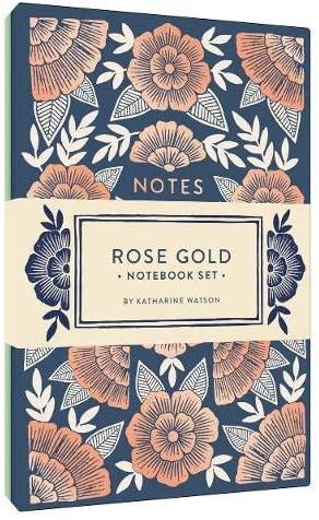 {Chronicle} Rose Gold Notebooks :: Set of 2