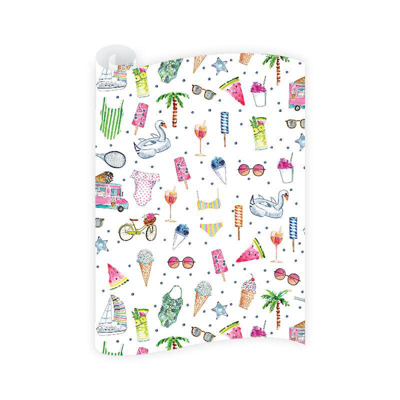 Pool Party Wrapping Paper Roll