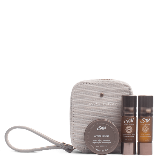 Saje Natural Wellness Recovery Mode Halo Pain Relieving Kit Arnica 3pcs NEW