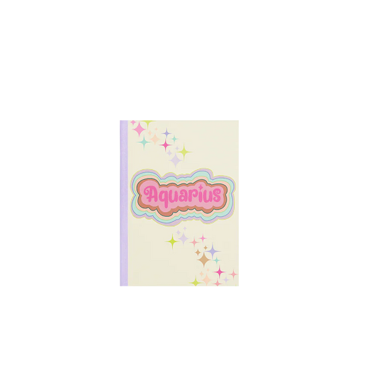 Aquarius Astrology Lined Notebook