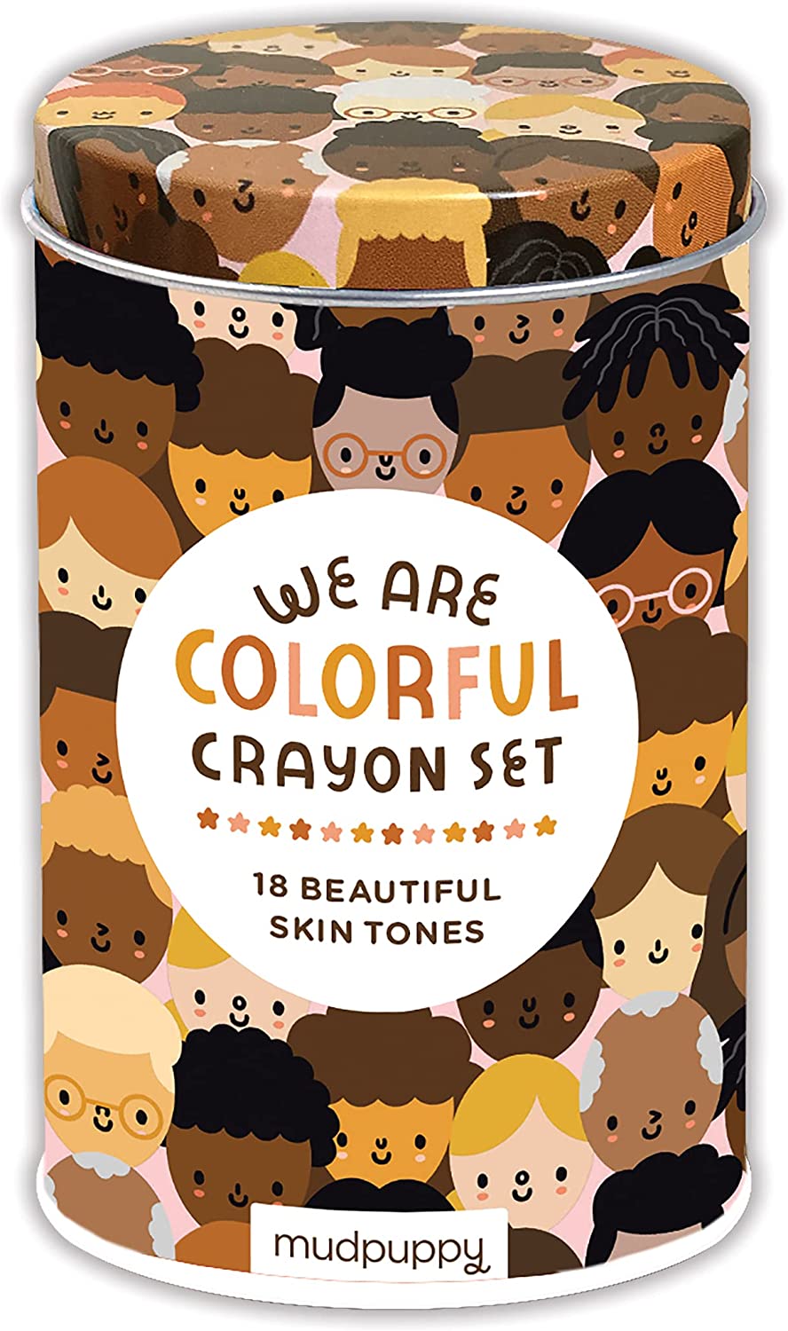 {Chronicle Books} We Are Colorful Skin Tone Colored Crayons :: Set of 18