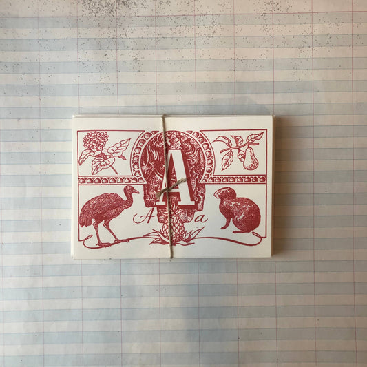 {Parcel} Spanish Monogram Notecards :: A