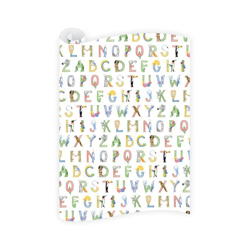Animal Alphabet Wrapping Paper Roll