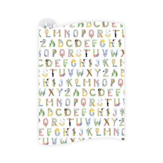 Animal Alphabet Wrapping Paper Roll