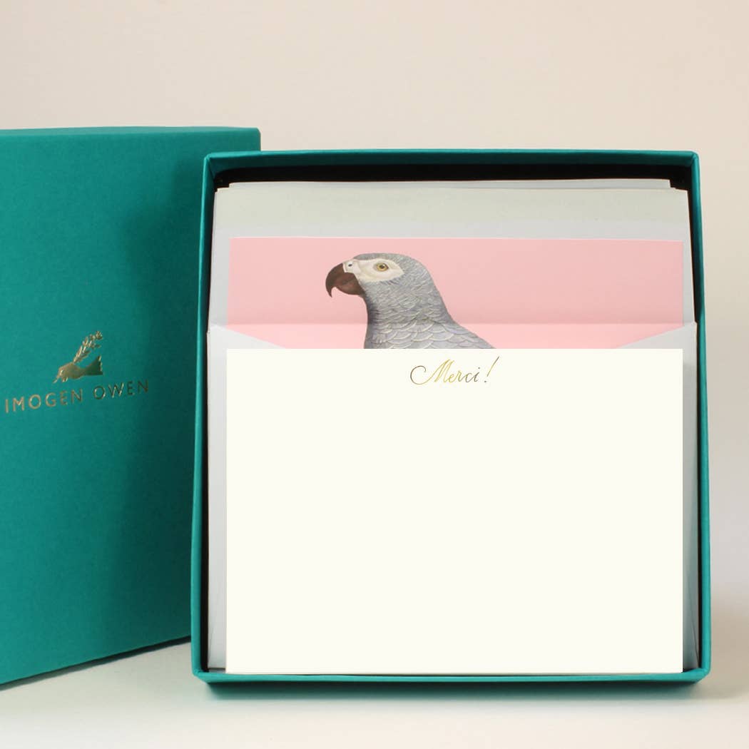 {Imogen Owen} Parrot Luxury Writing Set
