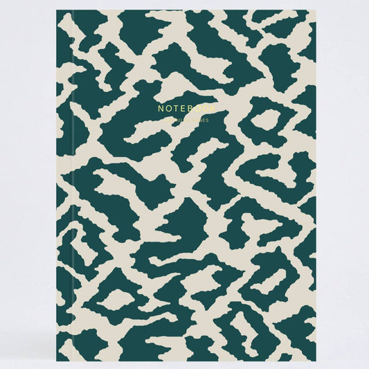 Dark Green Weave Layflat Notebook