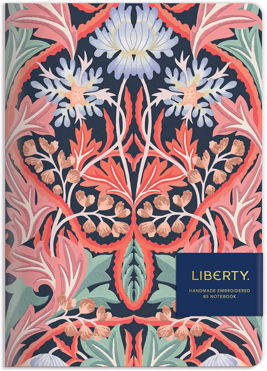 {Chronicle Books} Liberty London Handmade B5 Embroidered Journal : May