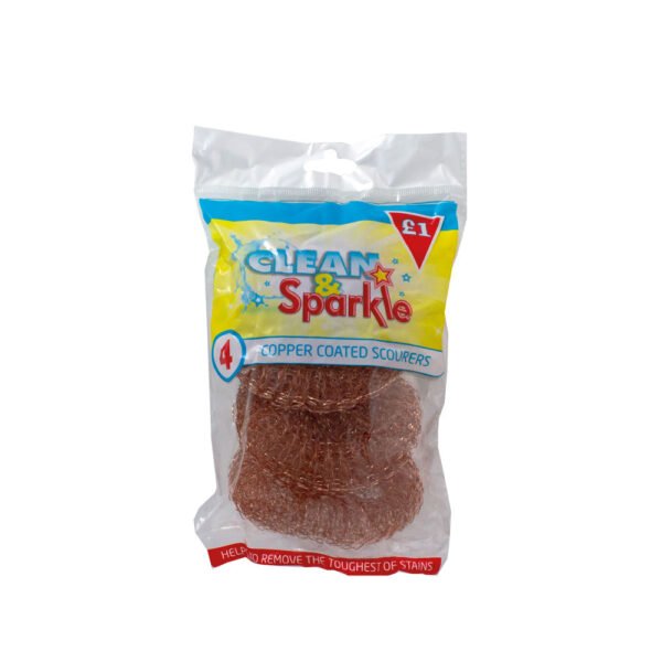 Clean & Sparkle Stainless Steel Scourers s							  10x4's