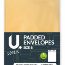 Padded Enveopes Size B  1x5pk